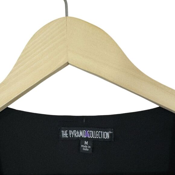 The Pyramid Collection Medium Midi Maxi Dress Prairie Prairiecore Black Womens - Picture 3 of 16